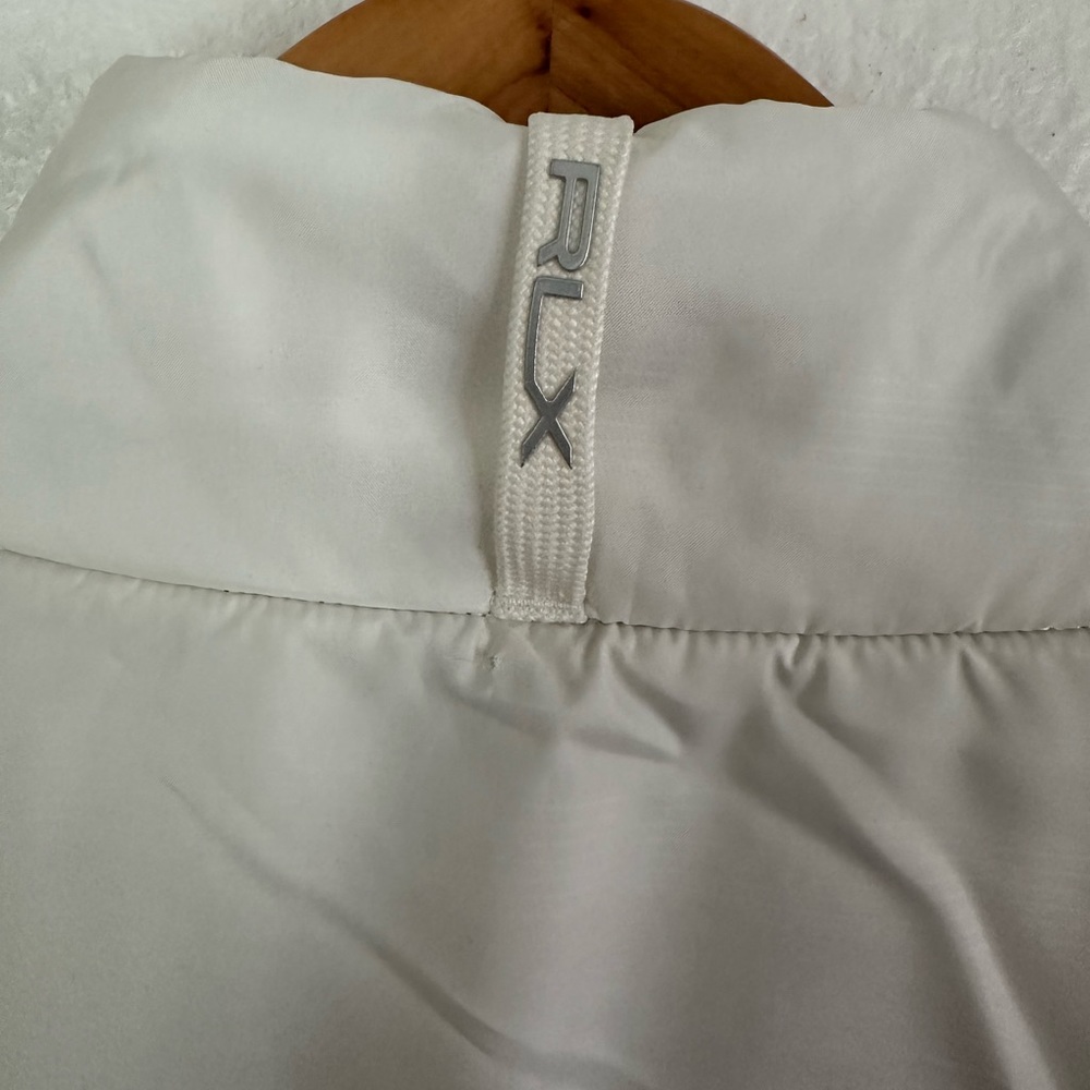 Polo Ralph Lauren RLX Golf Chic Cream Athletic Fleece Jacket Women’s Size Small - Picture 6 of 9